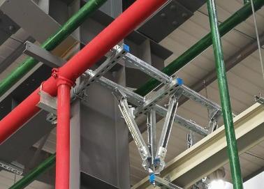 高唐该抗震支架的整体式支吊架结构协调性好